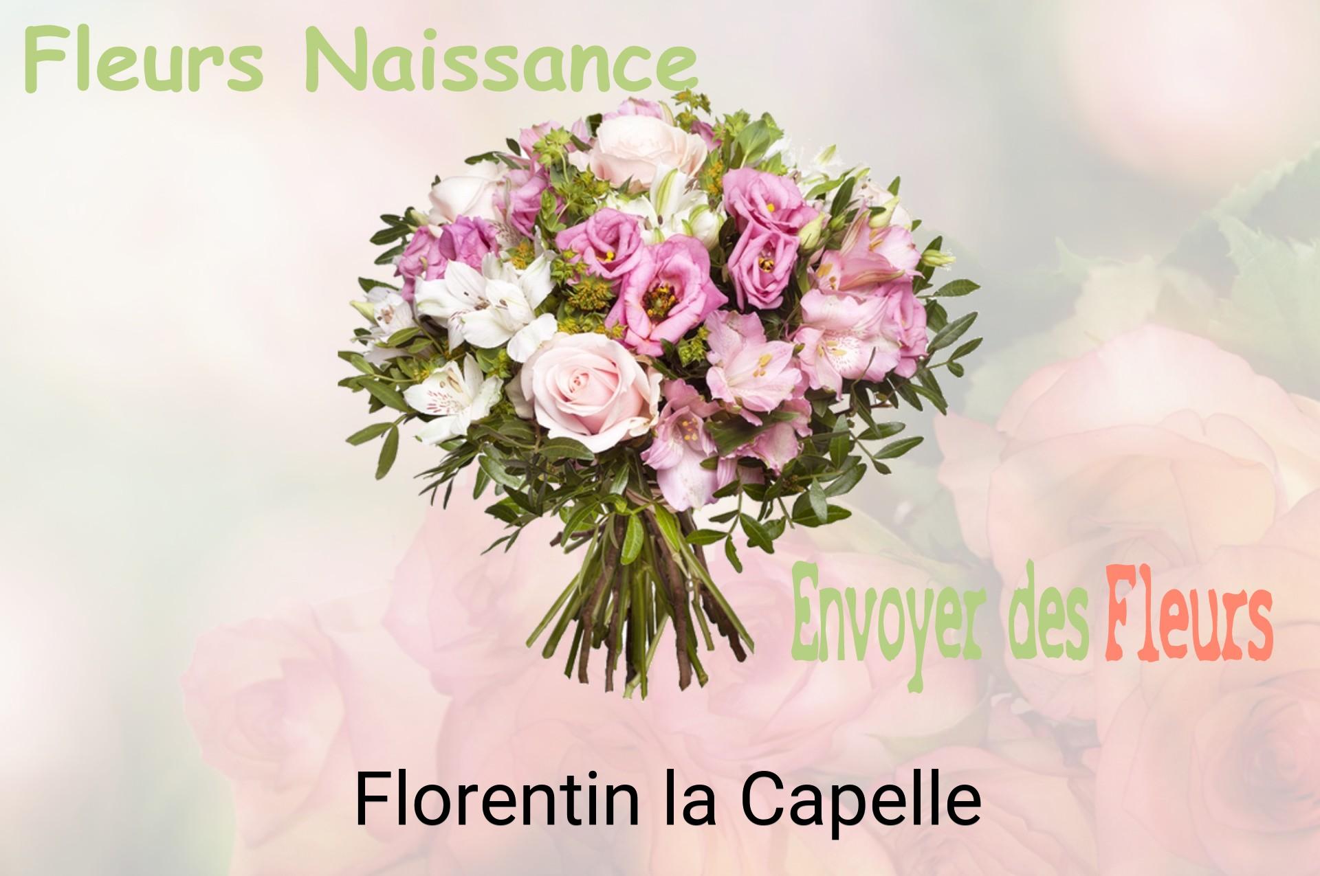 Bouquet de fleurs de naissance livré à Florentin-la-Capelle